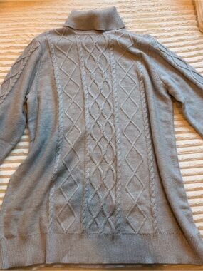 Show Me Your MUMU Montreal Mini Dress - Women's Cable-Knit Turtleneck Sweater